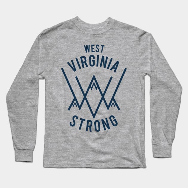 West Virginia Strong Long Sleeve T-Shirt by adimaxo